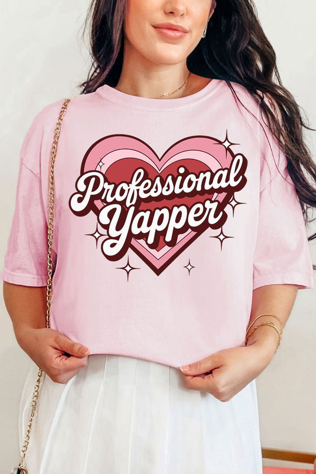 Heart Professional Yapper Comfort Colors Adult Ring - Spun Cotton Tee - Wholesale Accessory Market
