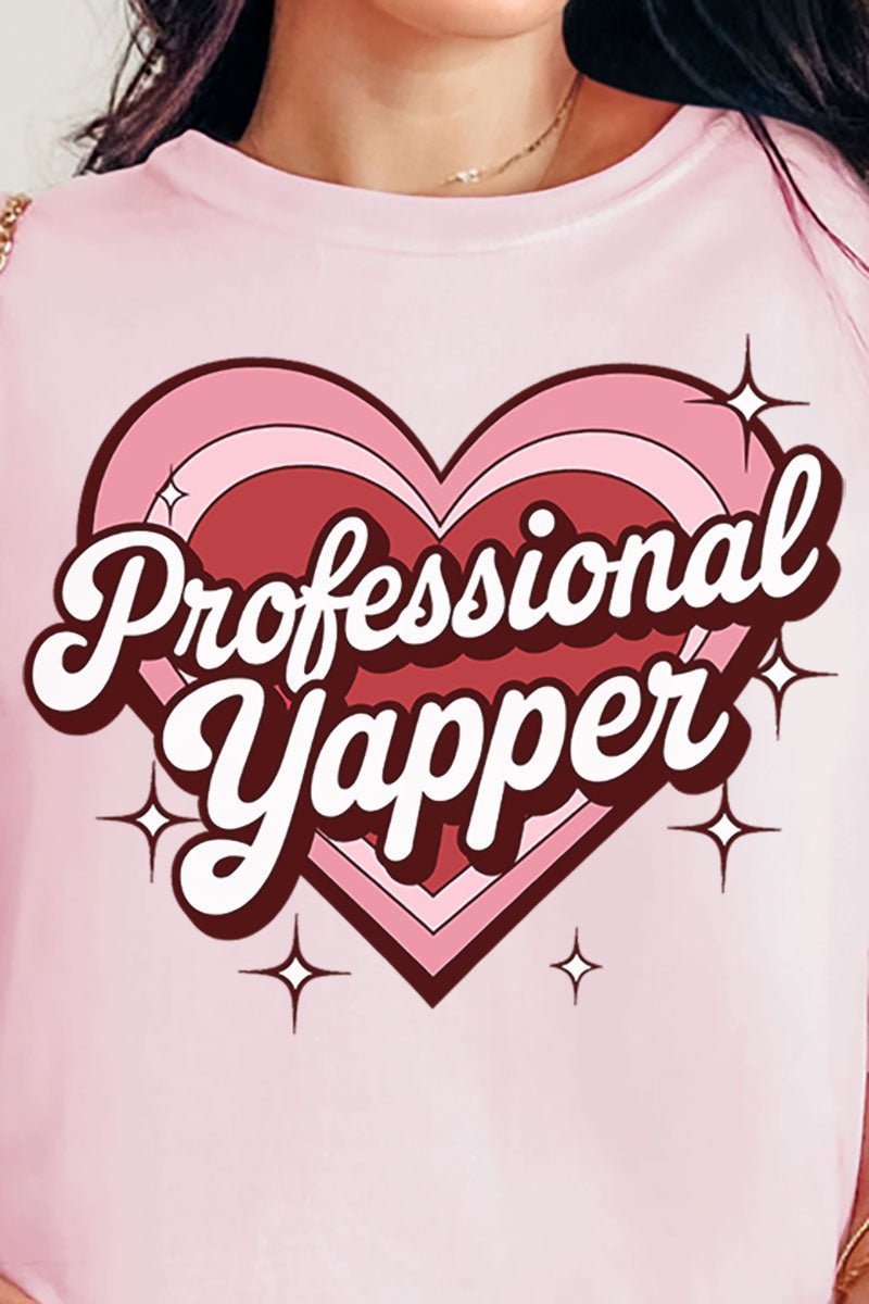 Heart Professional Yapper Comfort Colors Adult Ring - Spun Cotton Tee - Wholesale Accessory Market