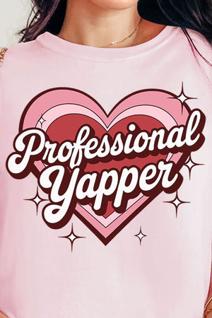 Heart Professional Yapper Comfort Colors Adult Ring - Spun Cotton Tee - Wholesale Accessory Market