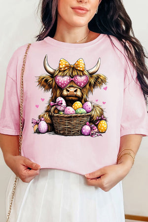 Highland Hops & Eggs Comfort Colors Adult Ring - Spun Cotton Tee - Wholesale Accessory Market