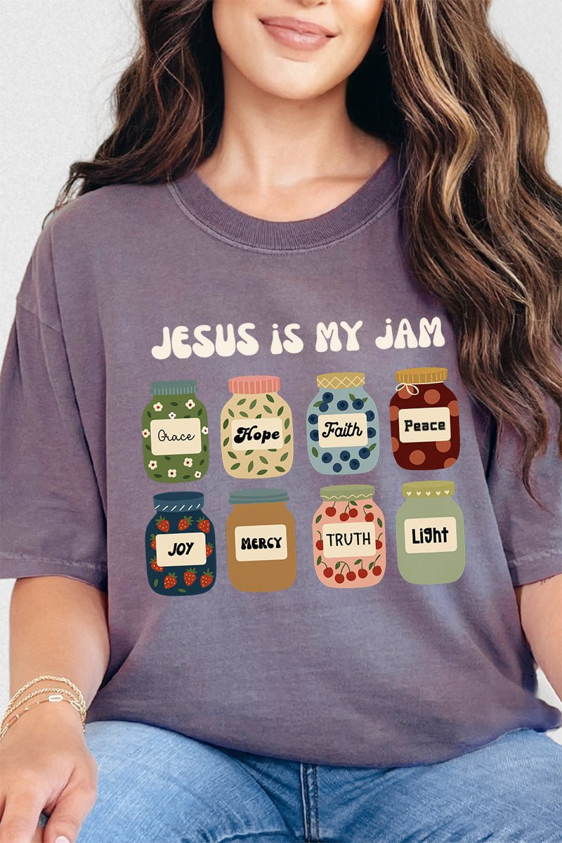 Jesus Is My Jam Comfort Colors Adult Ring - Spun Cotton Tee - Wholesale Accessory Market