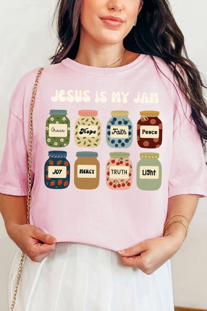 Jesus Is My Jam Comfort Colors Adult Ring - Spun Cotton Tee - Wholesale Accessory Market