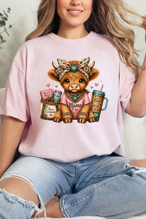 Mama Raising The Herd Comfort Colors Adult Ring-Spun Cotton Tee - Wholesale Accessory Market