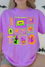 Neon All Hallow's Eve Comfort Colors Adult Ring - Spun Cotton Tee - Wholesale Accessory Market