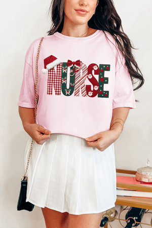 North Pole Nurse Comfort Colors Adult Ring-Spun Cotton Tee - Wholesale Accessory Market