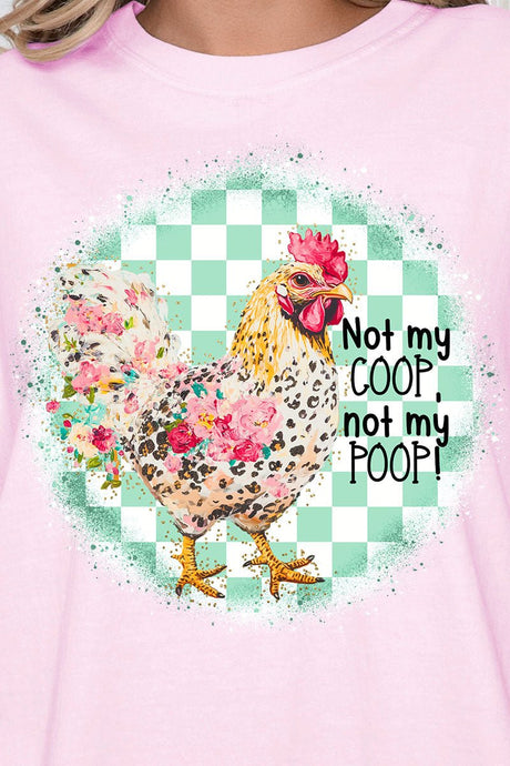 Not My Coop Comfort Colors Adult Ring - Spun Cotton Tee - Wholesale Accessory Market