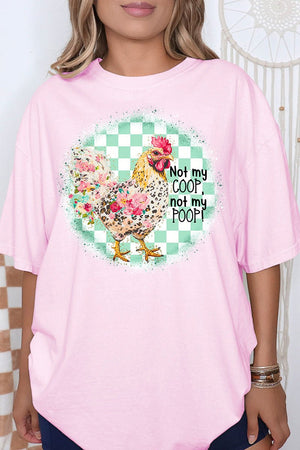 Not My Coop Comfort Colors Adult Ring - Spun Cotton Tee - Wholesale Accessory Market