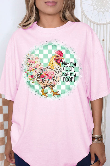 Not My Coop Comfort Colors Adult Ring - Spun Cotton Tee - Wholesale Accessory Market