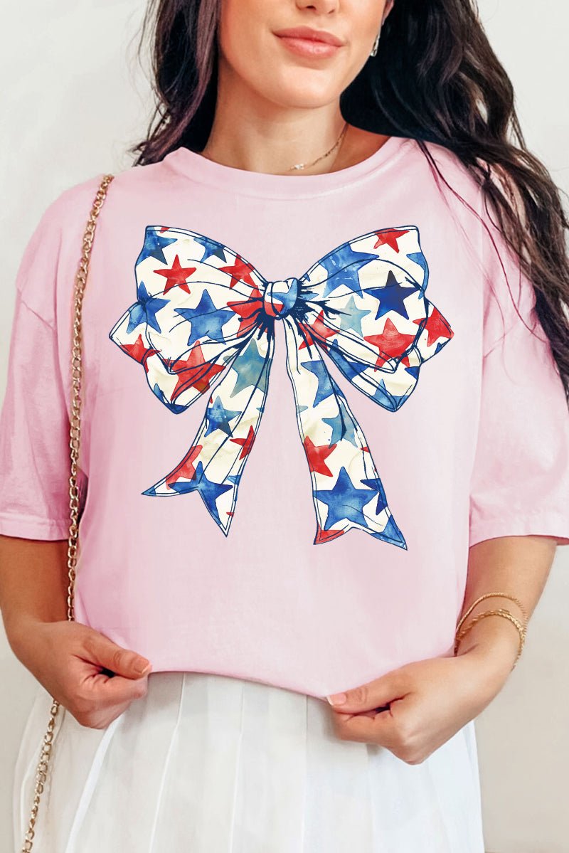 Patriotic Coquette Comfort Colors Adult Ring - Spun Cotton Tee - Wholesale Accessory Market