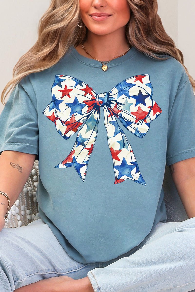 Patriotic Coquette Comfort Colors Adult Ring - Spun Cotton Tee - Wholesale Accessory Market