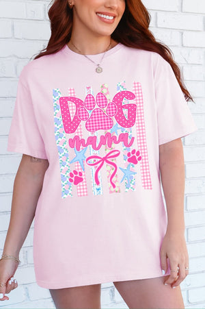 Pawfectly Pink Dog Mama Comfort Colors Adult Ring - Spun Cotton Tee - Wholesale Accessory Market