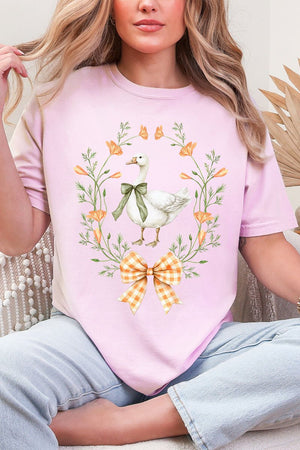 Peach Petals Goose Comfort Colors Adult Ring - Spun Cotton Tee - Wholesale Accessory Market