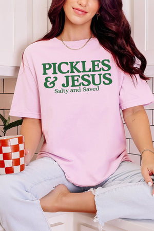 Pickles & Jesus Comfort Colors Adult Ring - Spun Cotton Tee - Wholesale Accessory Market