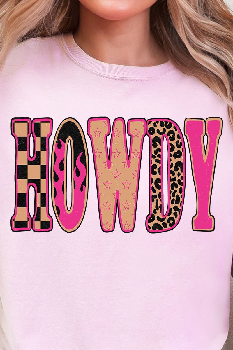Pink Heat Howdy Comfort Colors Adult Ring - Spun Cotton Tee - Wholesale Accessory Market