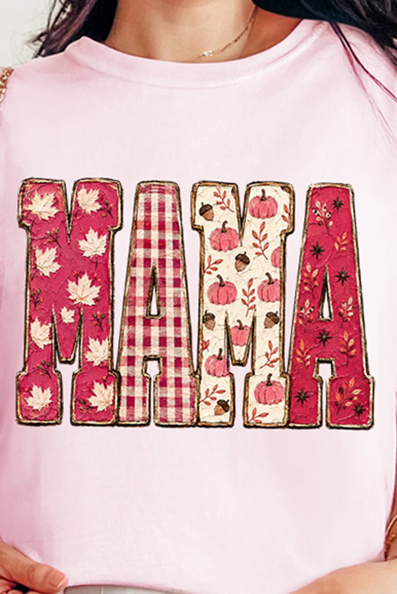 Pink Maplewood Mama Comfort Colors Adult Ring-Spun Cotton Tee - Wholesale Accessory Market