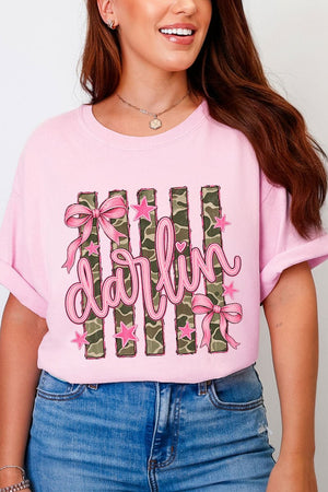 Pink Southern Darlin Comfort Colors Adult Ring-Spun Cotton Tee - Wholesale Accessory Market