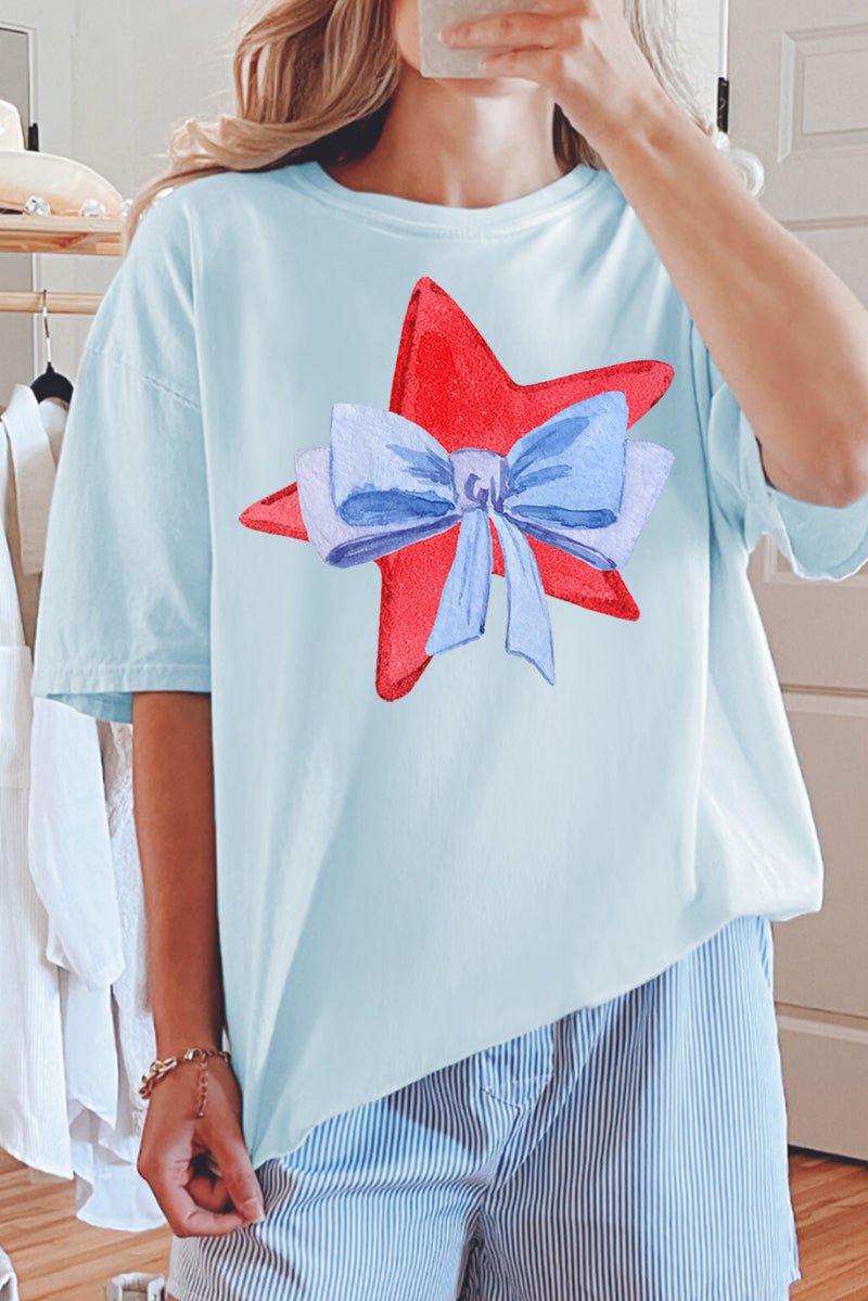 Preppy Patriotic Comfort Colors Adult Ring - Spun Cotton Tee - Wholesale Accessory Market