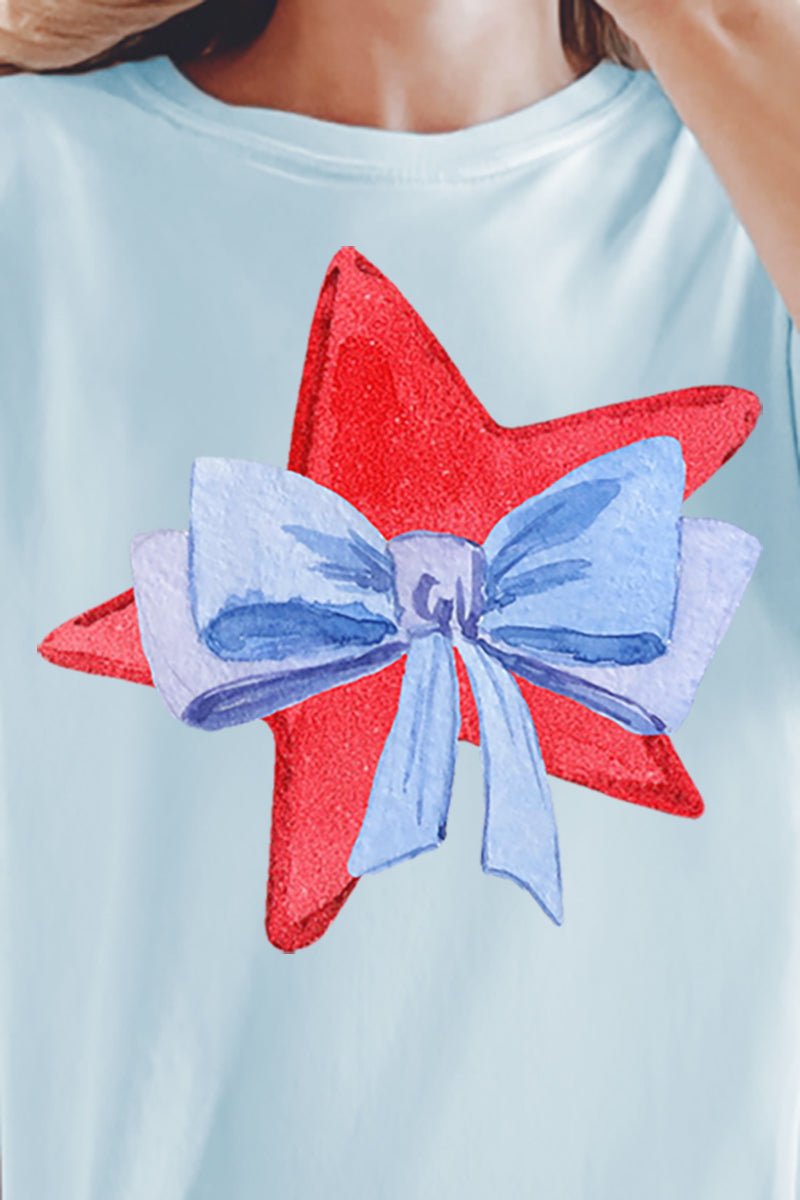 Preppy Patriotic Comfort Colors Adult Ring - Spun Cotton Tee - Wholesale Accessory Market