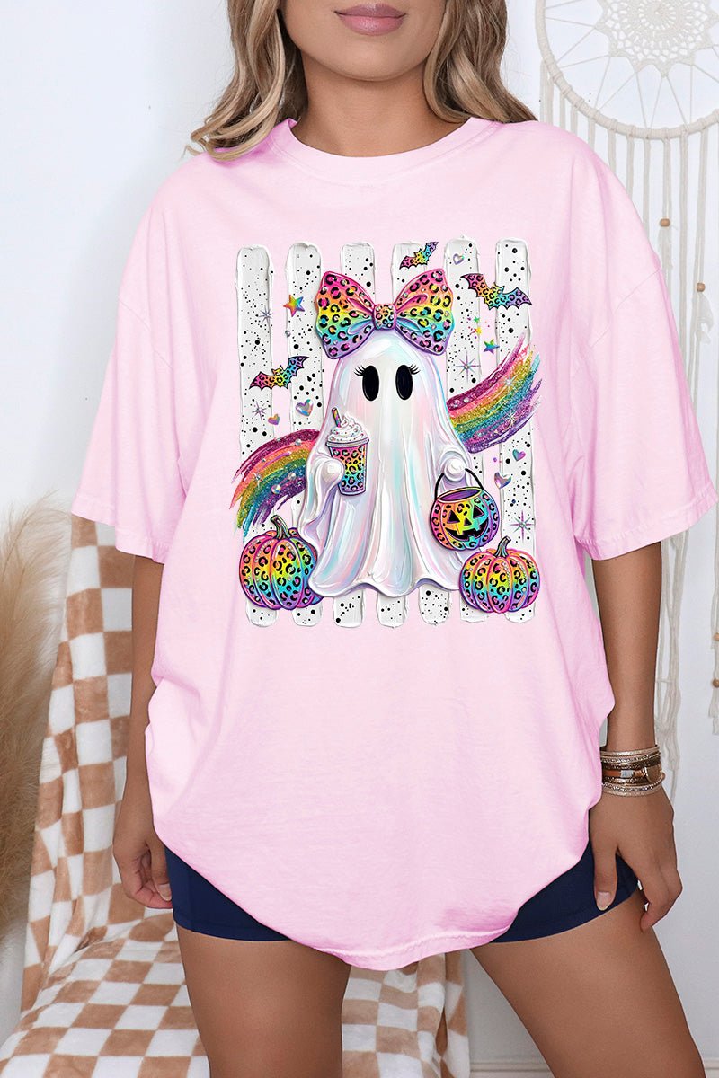 Rainbow Glam Ghost Comfort Colors Adult Ring-Spun Cotton Tee - Wholesale Accessory Market