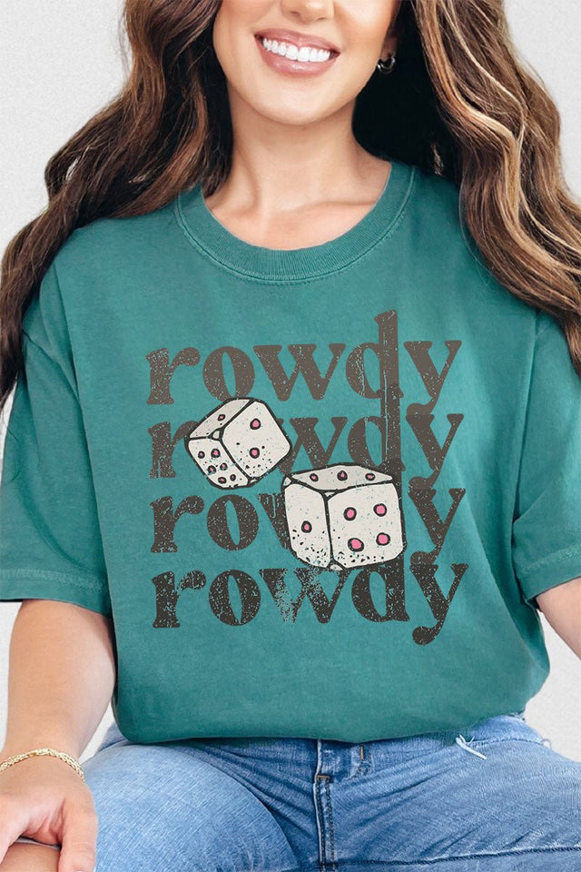 Rowdy Dice Comfort Colors Adult Ring - Spun Cotton Tee - Wholesale Accessory Market
