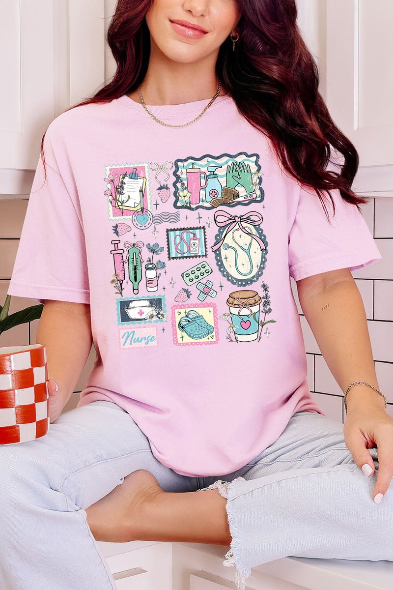 Scrubs Club Comfort Colors Adult Ring - Spun Cotton Tee - Wholesale Accessory Market