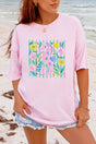 Seahorse Coastal Garden Comfort Colors Adult Ring - Spun Cotton Tee - Wholesale Accessory Market