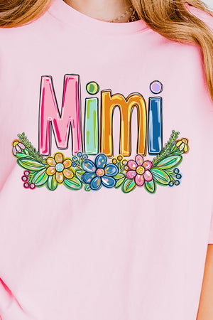 Spring Floral Mimi Adult Ring-Spun Cotton Tee - Wholesale Accessory Market