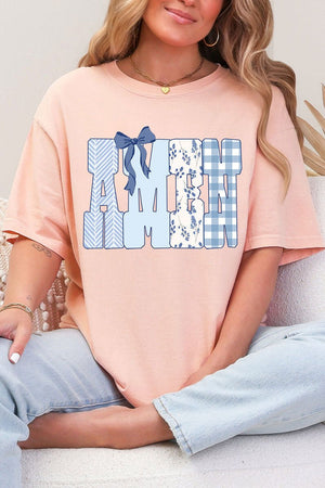 Sunday Blue Amen Comfort Colors Adult Ring - Spun Cotton Tee - Wholesale Accessory Market