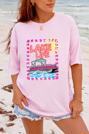 Sunny Lake Life Comfort Colors Adult Ring - Spun Cotton Tee - Wholesale Accessory Market