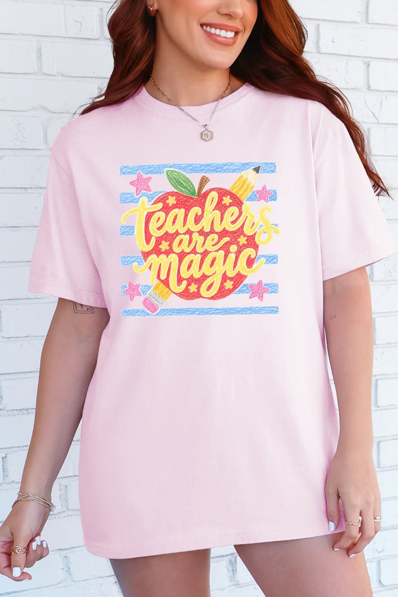 Teachers Are Magic Sketch Comfort Colors Adult Ring-Spun Cotton Tee - Wholesale Accessory Market