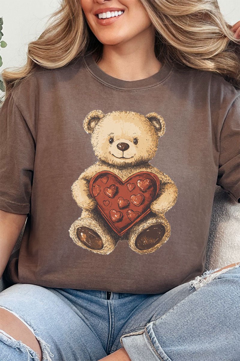 Teddy Bear Love Comfort Colors Adult Ring - Spun Cotton Tee - Wholesale Accessory Market
