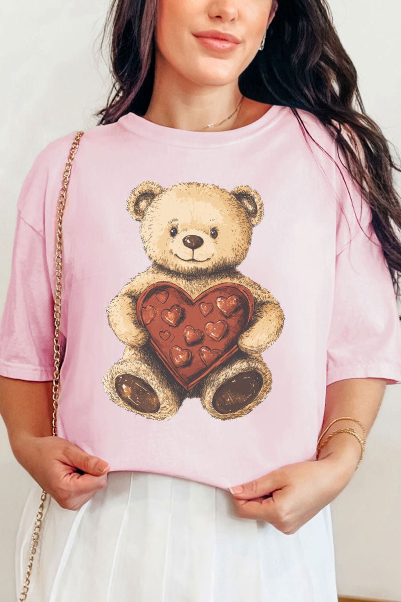 Teddy Bear Love Comfort Colors Adult Ring - Spun Cotton Tee - Wholesale Accessory Market
