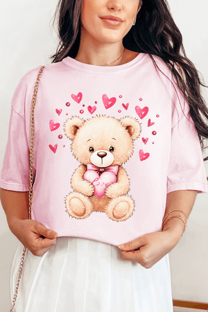 Teddy In Love Comfort Colors Adult Ring - Spun Cotton Tee - Wholesale Accessory Market