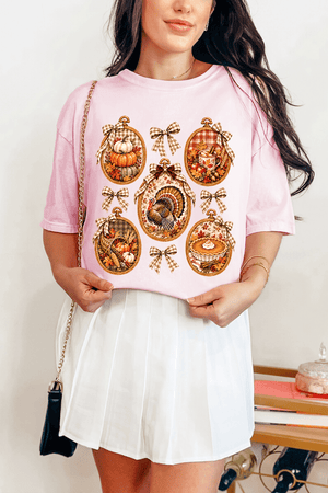 Thanksgiving Portraits Comfort Colors Adult Ring-Spun Cotton Tee - Wholesale Accessory Market