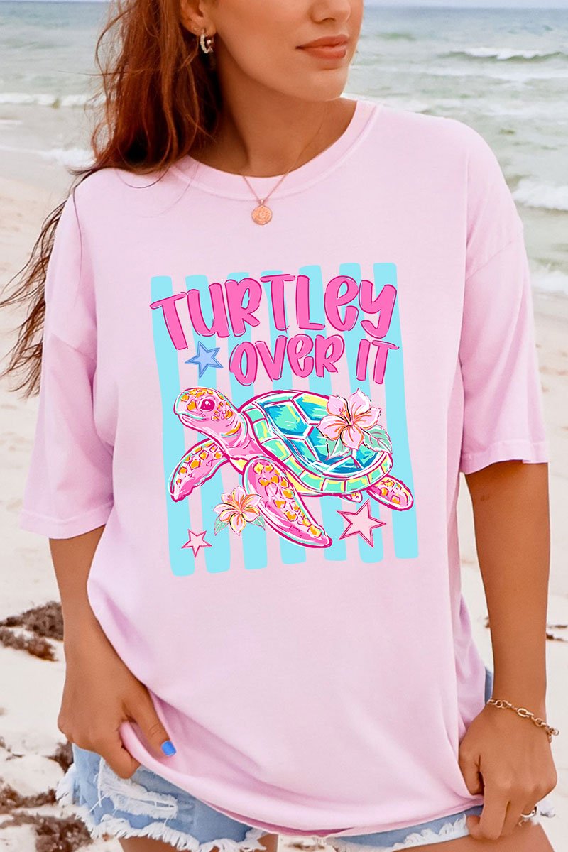 Turtley Over It Comfort Colors Adult Ring - Spun Cotton Tee - Wholesale Accessory Market