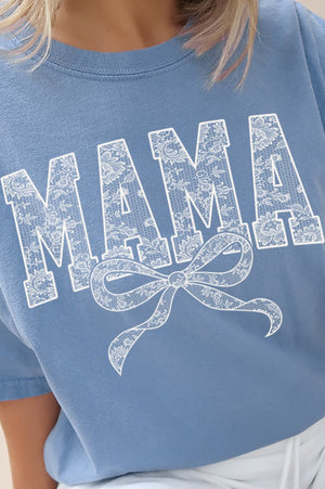 White Lace Mama Comfort Colors Adult Ring - Spun Cotton Tee - Wholesale Accessory Market