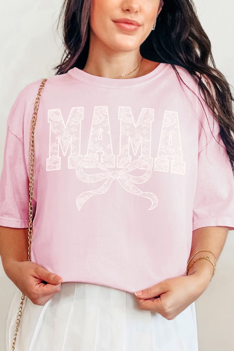 White Lace Mama Comfort Colors Adult Ring - Spun Cotton Tee - Wholesale Accessory Market