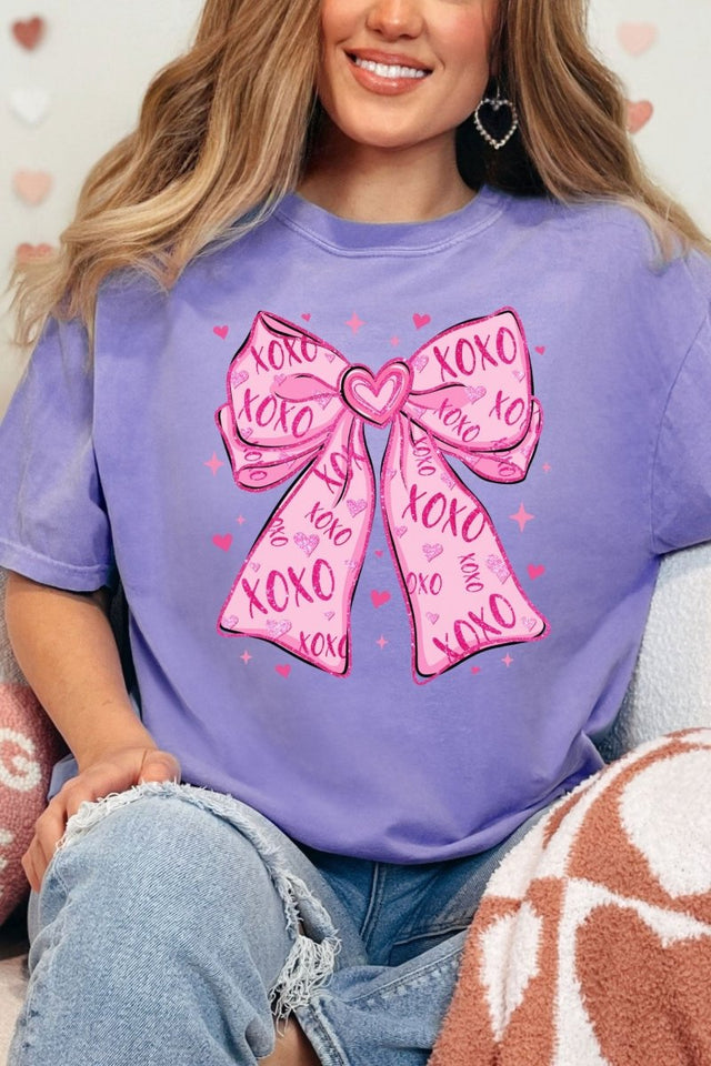 XOXO Coquette Cutie Comfort Colors Adult Ring - Spun Cotton Tee - Wholesale Accessory Market