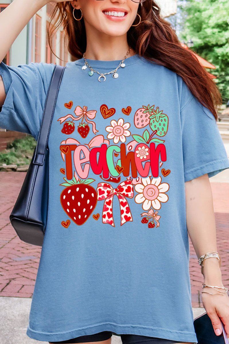 Berry Sweet Teacher Comfort Colors Adult Ring-Spun Cotton Tee - Wholesale Accessory Market