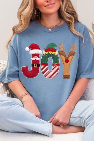 Christmas Characters Joy Comfort Colors Adult Ring-Spun Cotton Tee - Wholesale Accessory Market
