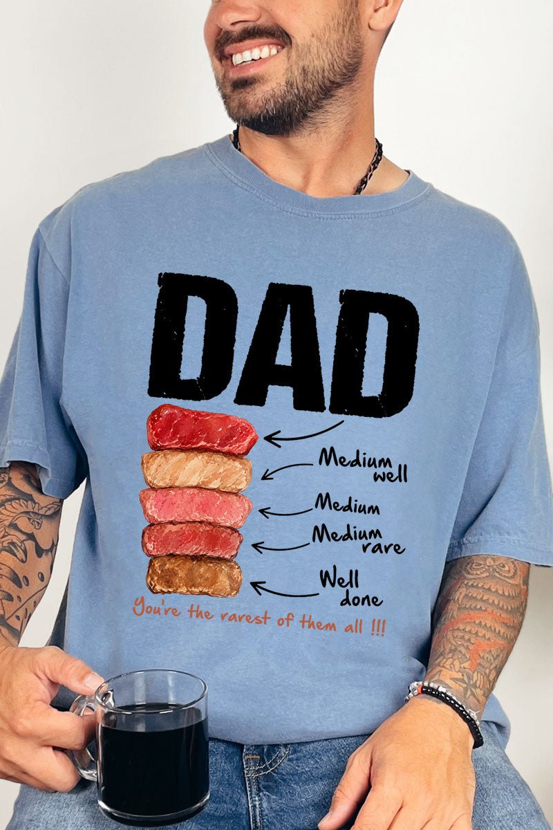 Dad Rarest Of All Comfort Colors Adult Ring - Spun Cotton Tee - Wholesale Accessory Market