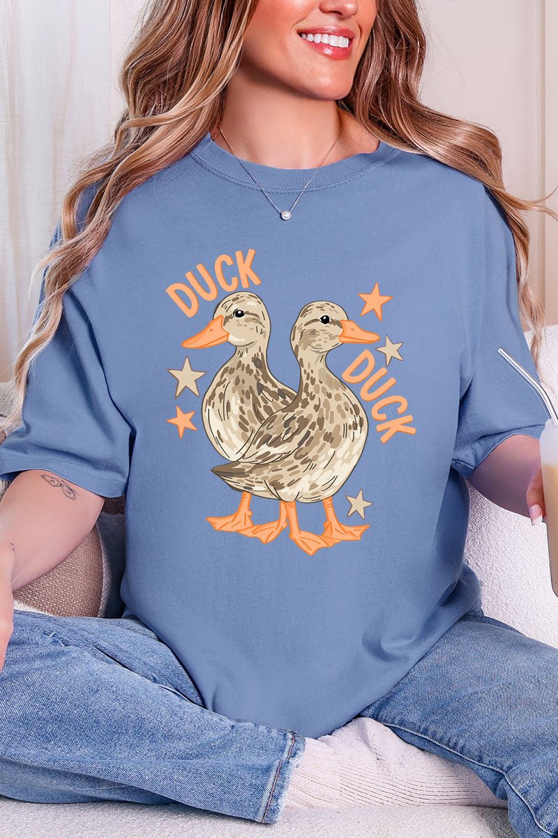 Duck Duck Goose Full Front & Back Design Comfort Colors Adult Ring - Spun Cotton Tee - Wholesale Accessory Market