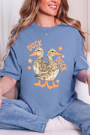 Duck Duck Goose Full Front & Back Design Comfort Colors Adult Ring - Spun Cotton Tee - Wholesale Accessory Market