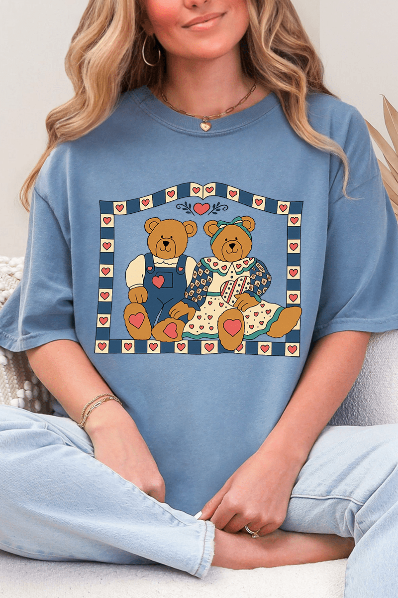 Honey & Hearth Bears Comfort Colors Adult Ring - Spun Cotton Tee - Wholesale Accessory Market