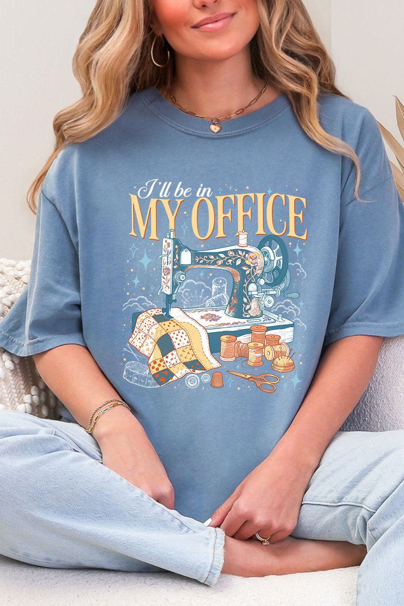 In My Office Sewing Comfort Colors Adult Ring-Spun Cotton Tee - Wholesale Accessory Market