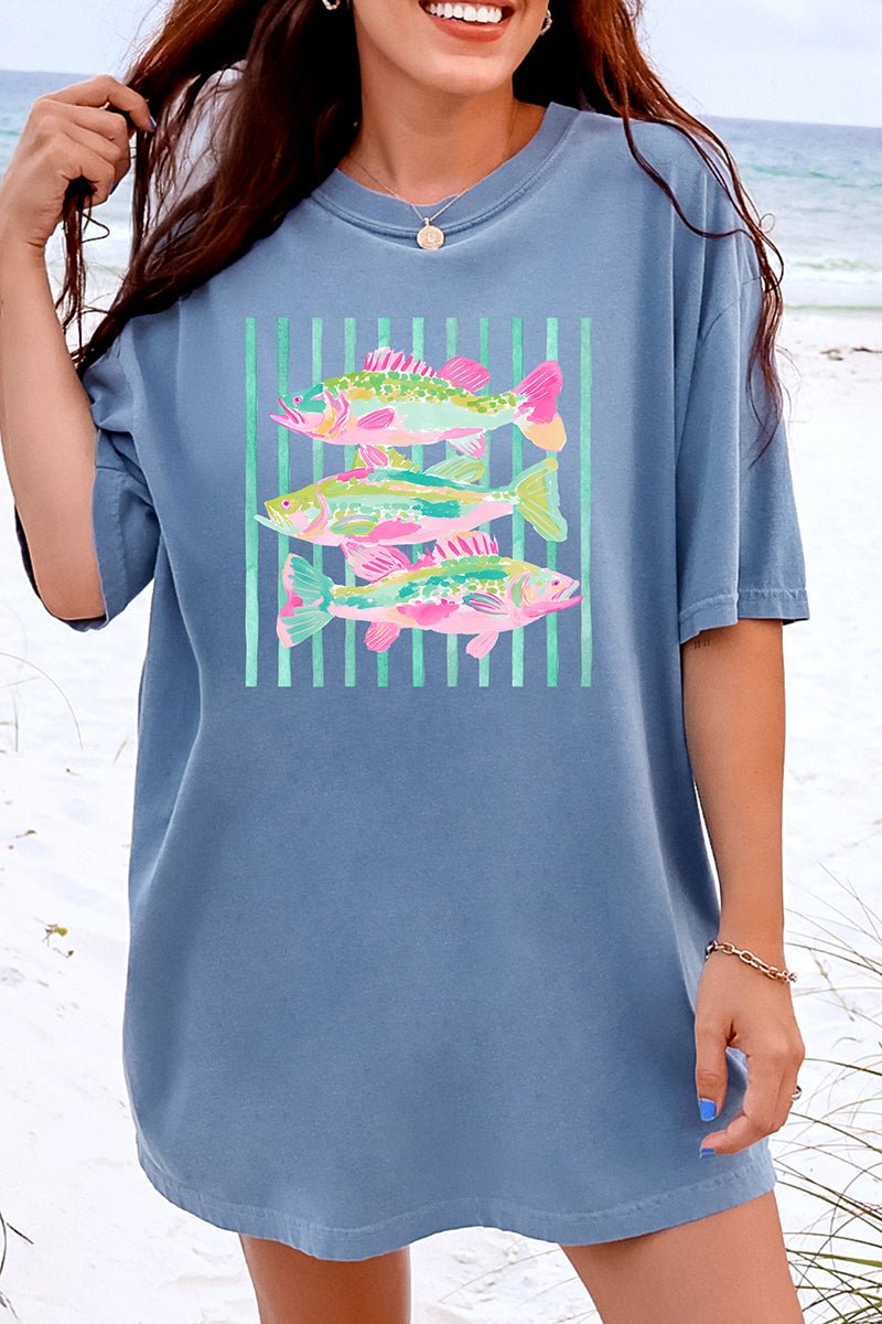 Reel Bright Comfort Colors Adult Ring - Spun Cotton Tee - Wholesale Accessory Market