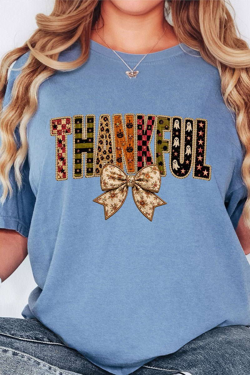 Thankful Fall Spirit Comfort Colors Adult Ring-Spun Cotton Tee - Wholesale Accessory Market