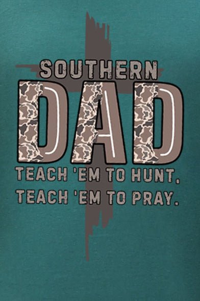Camo Southern Dad Comfort Colors Adult Ring - Spun Cotton Tee - Wholesale Accessory Market