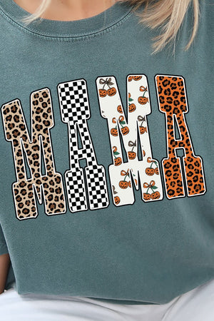 Fall Printed Mama Comfort Colors Adult Ring - Spun Cotton Tee - Wholesale Accessory Market