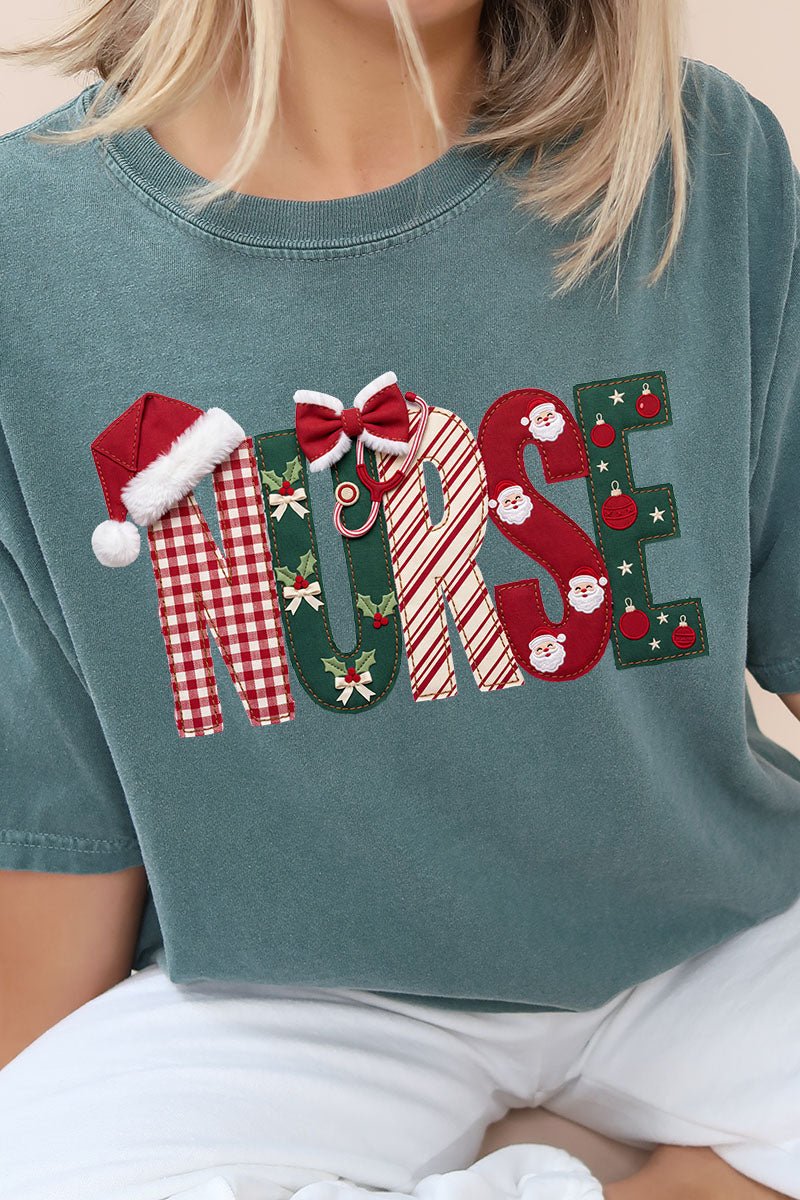 North Pole Nurse Comfort Colors Adult Ring-Spun Cotton Tee - Wholesale Accessory Market